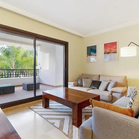 Apartment In Palm Garden Estepona With Parking And Pool *